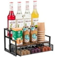 thumbnail image 1 of Wetheny Coffee Syrup Organizer for Coffee Bar, 3-Tier Coffee Station Organizer with K Cup Storage Basket for Countertop, Coffee Pod Organizer Coffee Accessories and Organizer, 1 of 8