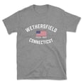 thumbnail image 1 of Wethersfield Connecticut Patriot Men's Cotton T-Shirt, 1 of 1