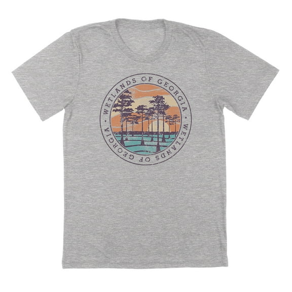 Wetlands Humor Graphic Sport Grey Mens T-Shirt