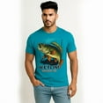 thumbnail image 1 of Wetline Apparel Co Bass in the Lake Men's Graphic T-Shirt, Fishing Wear Heavy Cotton Short Sleeves Tee, S-5XL, 1 of 5