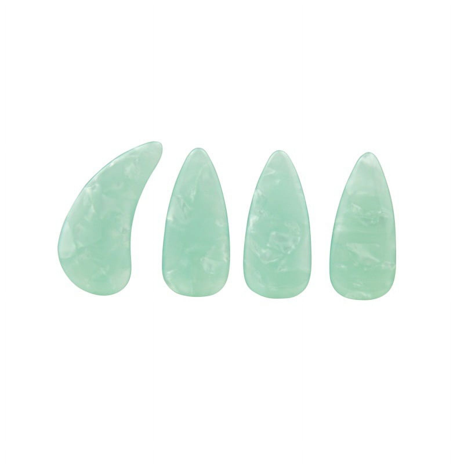landege Guzheng Finger Picks Set 8pcs Guzheng Nail Covers Reusable Chinese Zither Finger Picks For Beginners And Professionals For Practice And Performance Light Green L