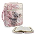 thumbnail image 1 of FOR U DESIGNS Koala Cherry Blossom Print Bible Case Portable Bible Carrier Tote Bag Large Capacity Bible Carrier Christian Gifts Bible Protective with Handle and Zipper, 1 of 7