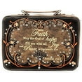 thumbnail image 1 of Wetsern Bible Cover Faith Embroidered Scripture Bible Verse Rhinestone Book Case Multi-Color, 1 of 5