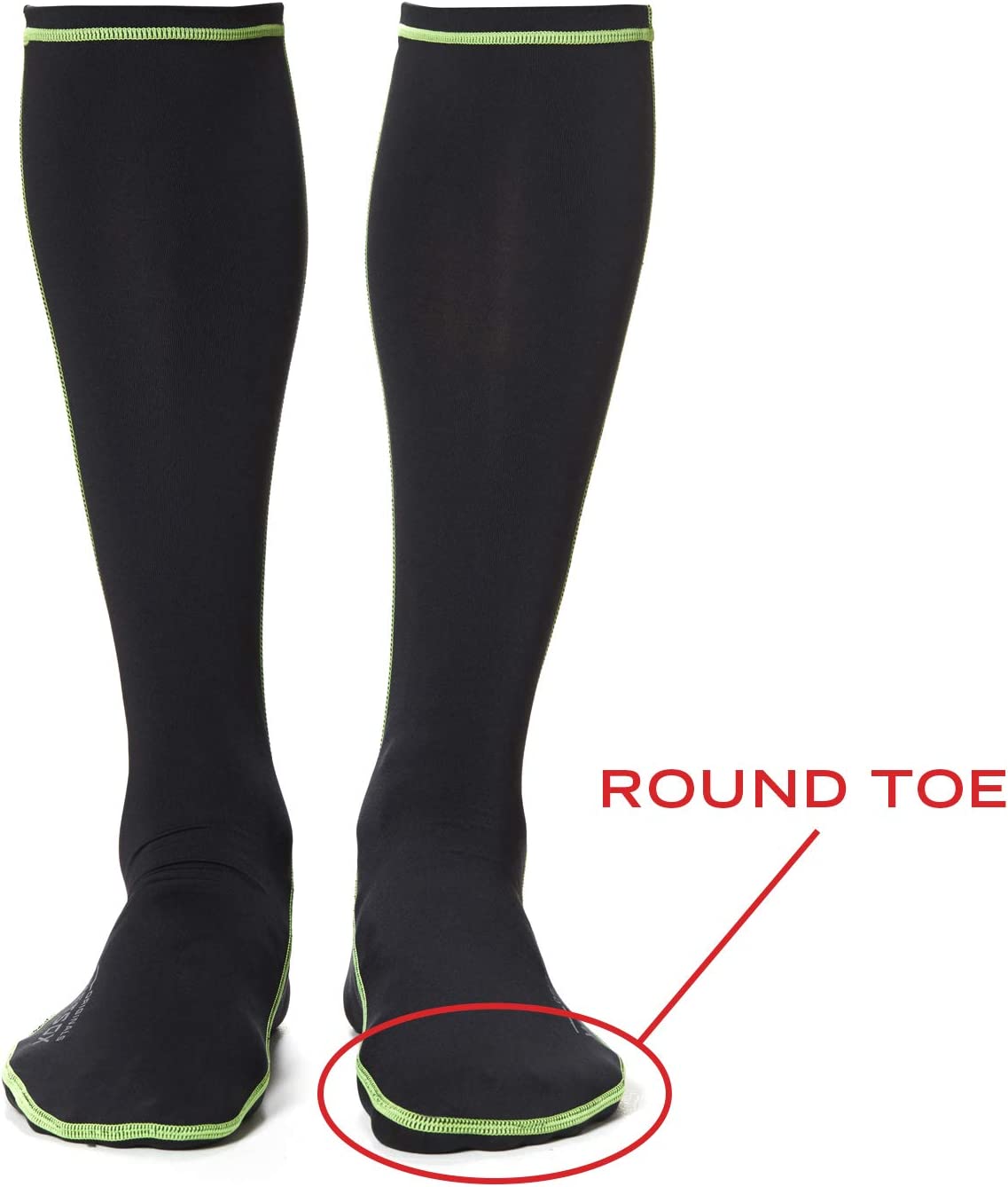 Wetsox Frictionless Wetsuit Boot Socks Slip Easily in/Out of Gear Black