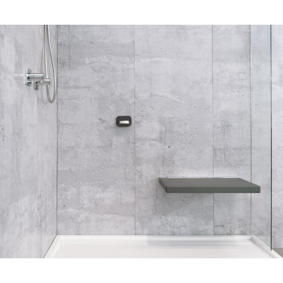 Wetstyle Stc24wm Cube 24" Wall Mounted Foldable Stainless Steel And Polyurethane Foam