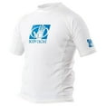 thumbnail image 1 of Wetsuit Junior Basic Fitted Short Arm Rash Guard, White, 8, 1 of 5