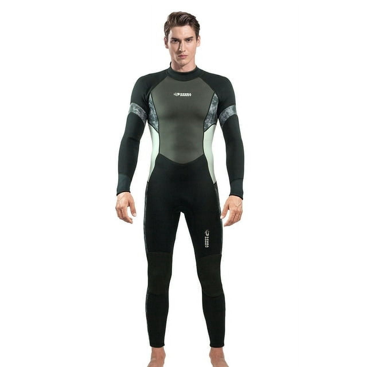 Wetsuit Men 3mm Neoprene Full Body UV Protection One Piece Long
