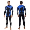 thumbnail image 1 of Wetsuit Men 3mm Neoprene Full Body UV Protection One Piece Long Sleeves Scuba Diving Suits Front Zipper Swimsuit for Scuba Diving Surf Snorkeling Swimming, 1 of 5