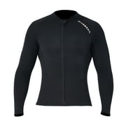 Wetsuit Top Jacket for Men Women, 2mm Neoprene Long Sleeve Shirt Front Zip Sports Suit for Diving Surfing Swimming Snorkeling