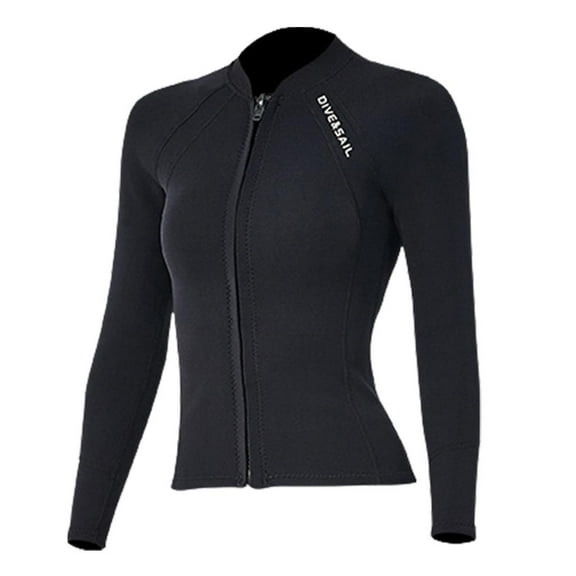 Wetsuits, Men 2mm Neoprene Full Scuba Diving Suits, Surfing Swimming Long Sleeve Suits Keep Warm Back Zip for Swimming Snorkeling L Women L