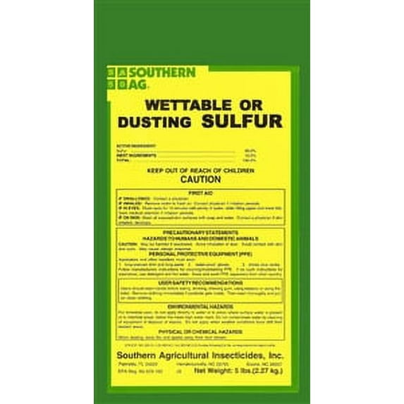 Wettable or Dusting Sulfur - 5 Lbs.