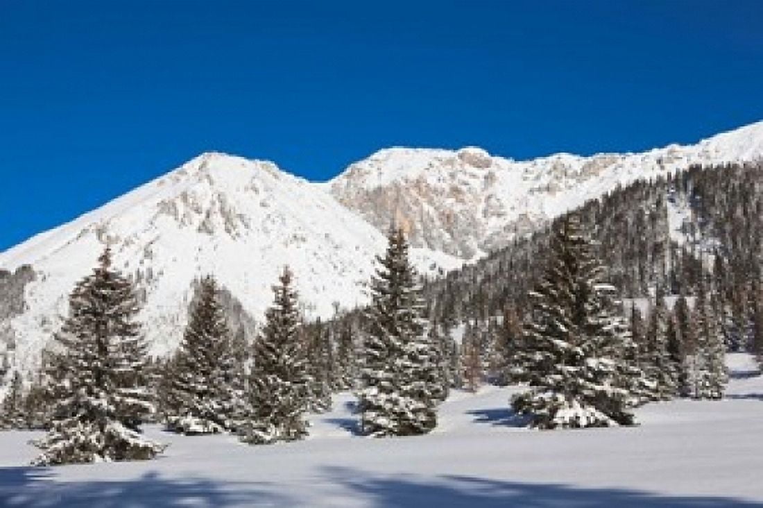 Wetterstein Mountain Range Canvas Art - Martin Zwick DanitaDelimont (36 x 24)