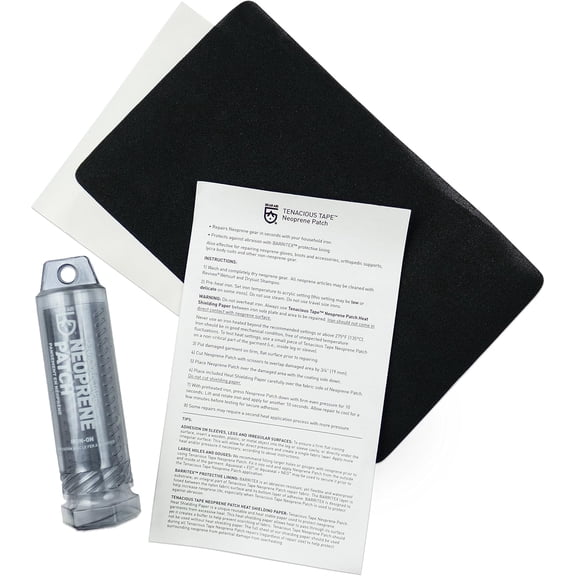 Wetuit Repair Kit with Neoprene Patch, Fix eam and Tear, , 6 x 10"