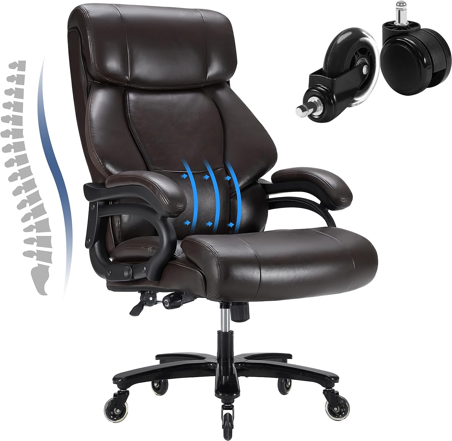Weture Big and Tall Office Chair 400lbs, Office Chairs for Heavy People