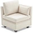 thumbnail image 1 of Weture Corner Seat Module for Modular Sectional Sofa, Customizable Sectional Sofa Couch Accent Chair, Beige, 1 of 2