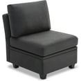 thumbnail image 1 of Weture Middle Module for Modular Sectional Sofa, Customizable Sectional Sofa Couch Accent Armless Chair, Darkgray, 1 of 2