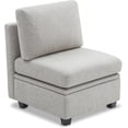 thumbnail image 1 of Weture Middle Module for Modular Sectional Sofa, Customizable Sectional Sofa Couch Accent Armless Chair, LightGray, 1 of 2