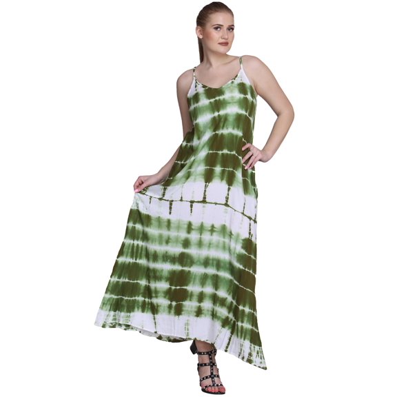 Wevez Loose Tie Dye Vacation Maxi Dresses, Pack of 3