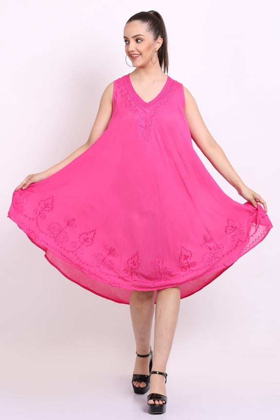 Women Embroidery Evening Dress, One Size, 3 Pcs Assorted