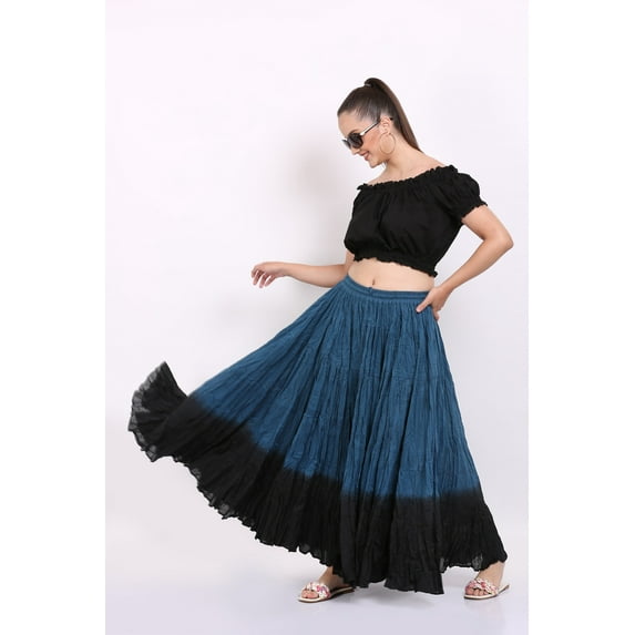 Wevez Women's ATS Tribal Dip Dye 25 Yard Skirt, One Size