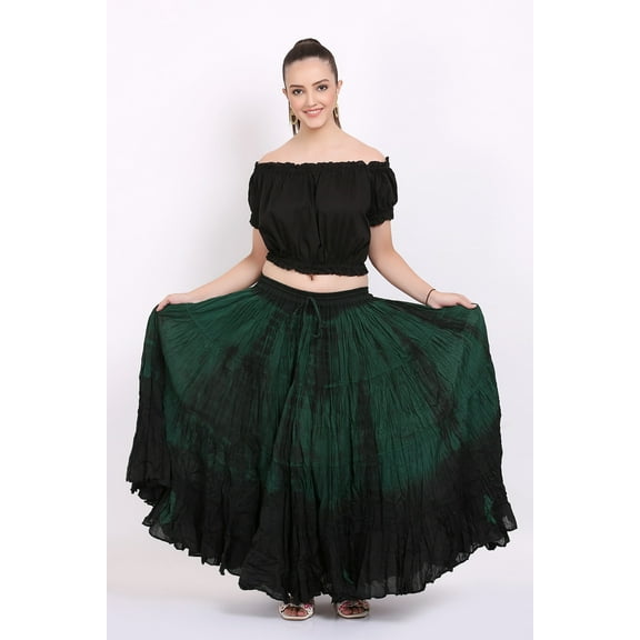 Wevez Women's American 25 Yard Cotton Skirt, One Size, (BG)