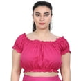 thumbnail image 1 of Wevez Women's Off-Shoulder Cotton Casual Crop Tops, 1 of 4