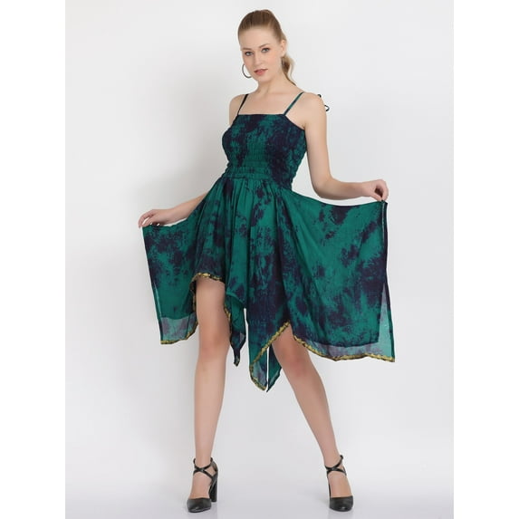 Wevez Women's Set of 3 Art Silk Casual Cocktail Dress