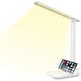 thumbnail image 1 of Wewdigi LED Desk Lamp with Adjustable Brightness Level for Eye Protection, Touch Controls, USB Charging, White, 1 of 6