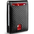 thumbnail image 1 of Wewdigi RFID Blocking Unisex Modern Bifold Wallets, Black, 1 of 5