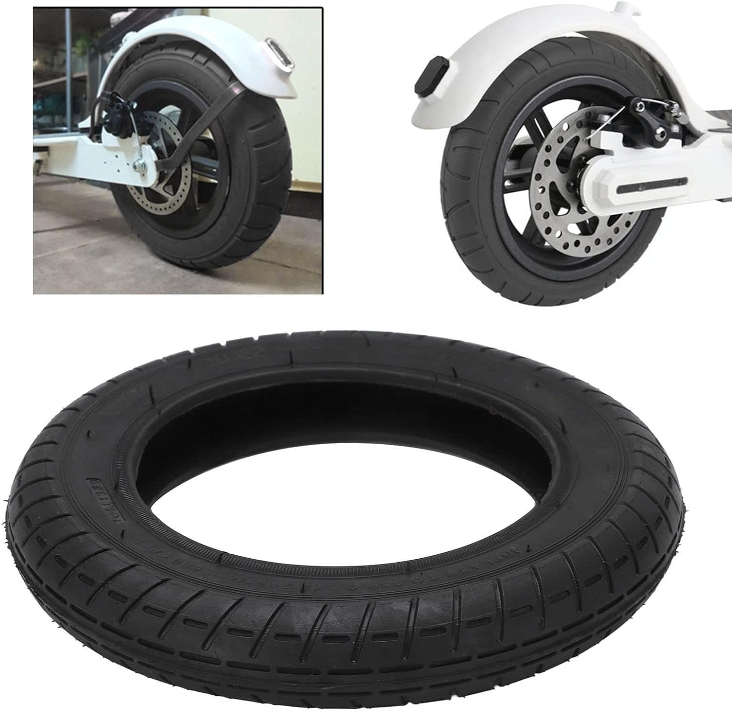 Wewean 10 Inch Electric Scooter Replacement Tire, 10x2.0 Tubeless