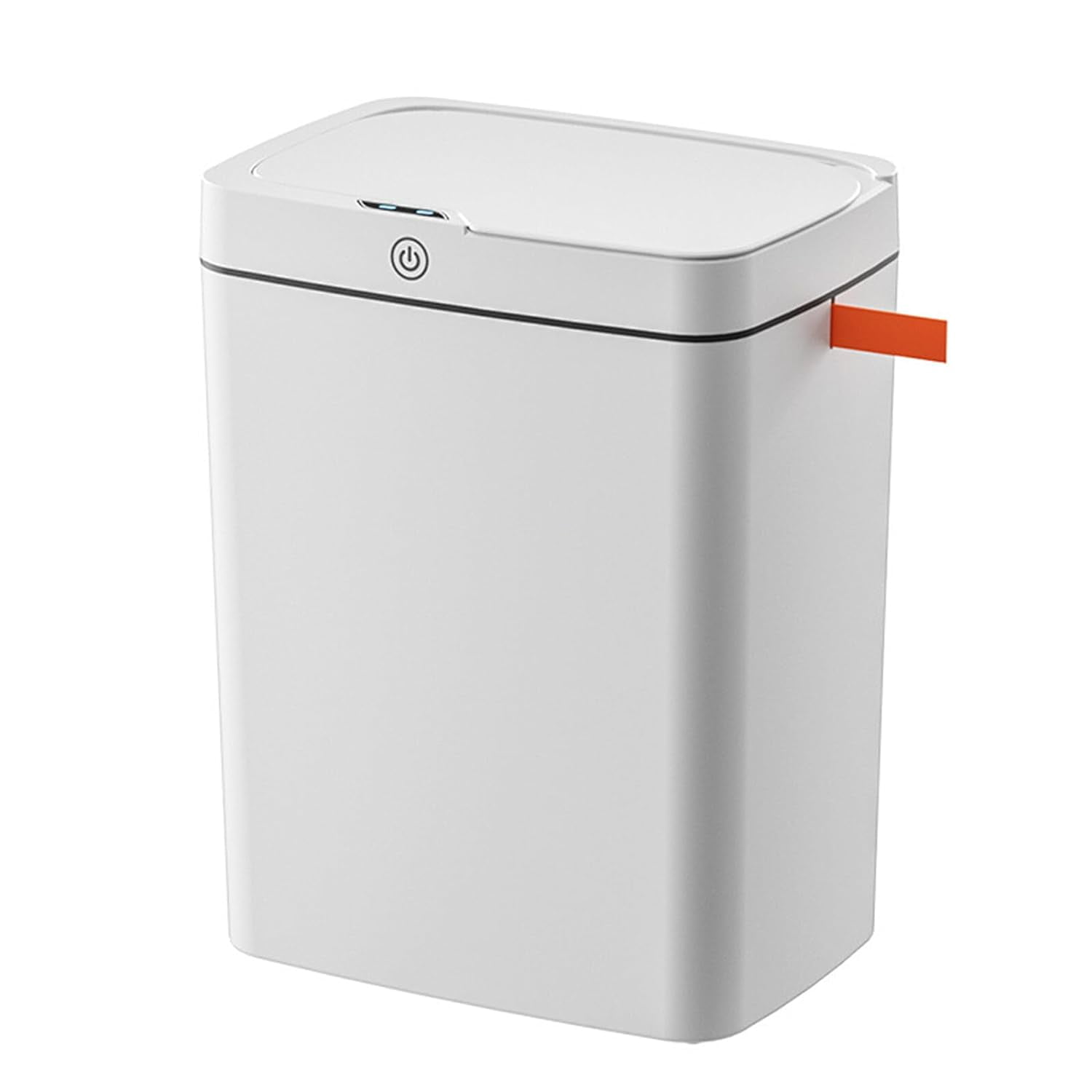 Wewean Bathroom Trash Can with Lid Automatic Garbage Can 4 Gallon Slim ...