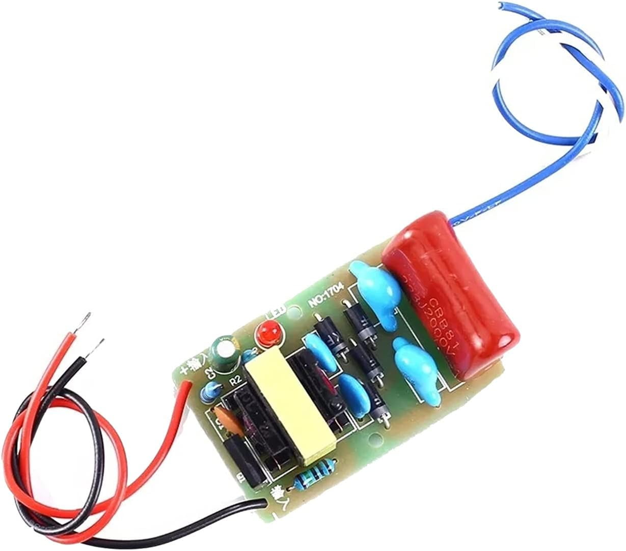 Vilgftyiet Module Booster Haute Tension DC-DC 3,7 V 4,2 V 2 A à 2000 V 2 KV Pour Générateurs D'ions Négatifs Et Petits Produits Scientifiques, Distance De Décharge Maximale De 0,5 Mm