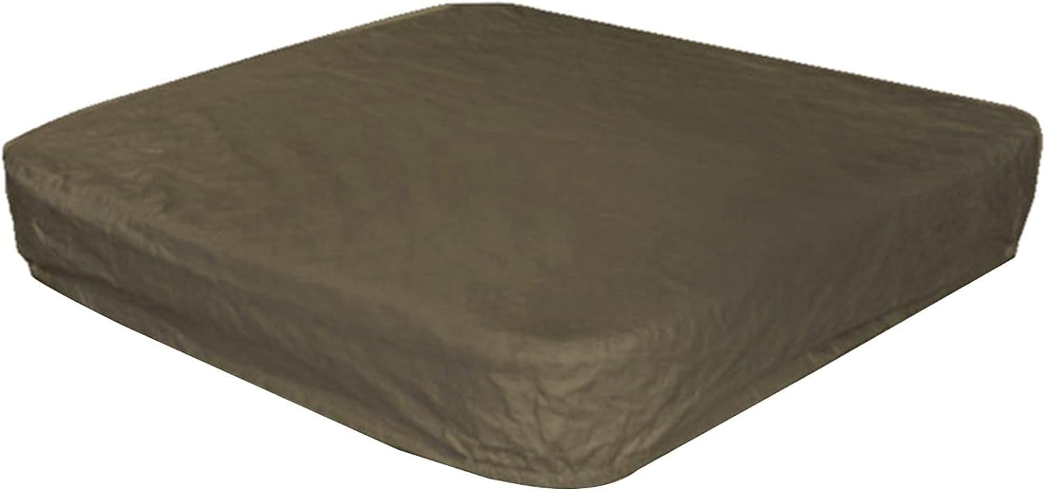 Zilimontt Pool Abdeckung 220x220cm - Wasserdichter Spa Schutz Mit Zugschnur