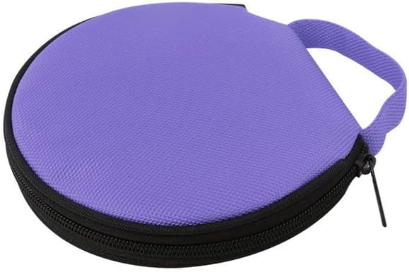 Wewean Veewon Portable Round 20 Capacity CD DVD Disc Storage Case Bag ...