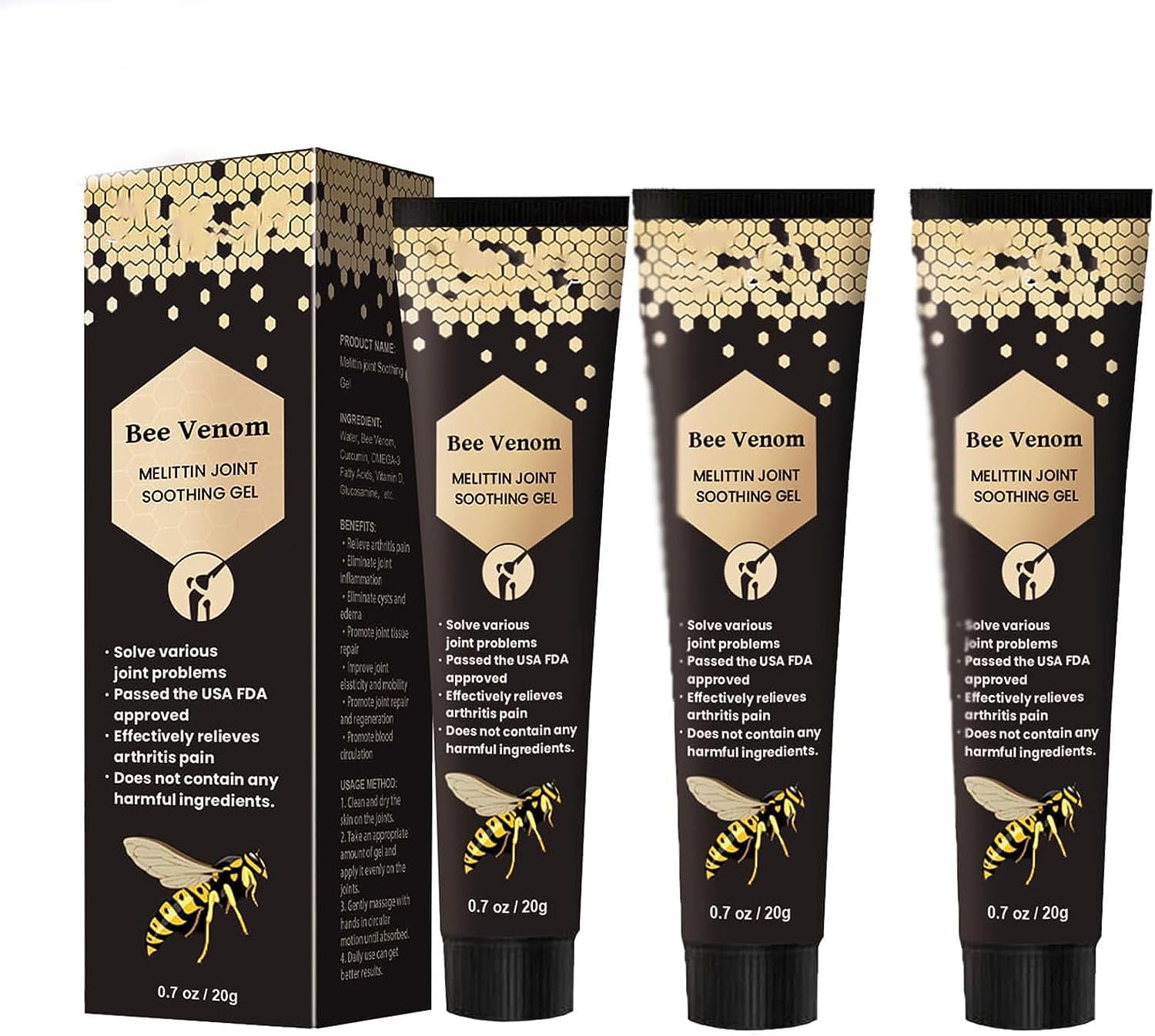 Bee venom promo pleisters