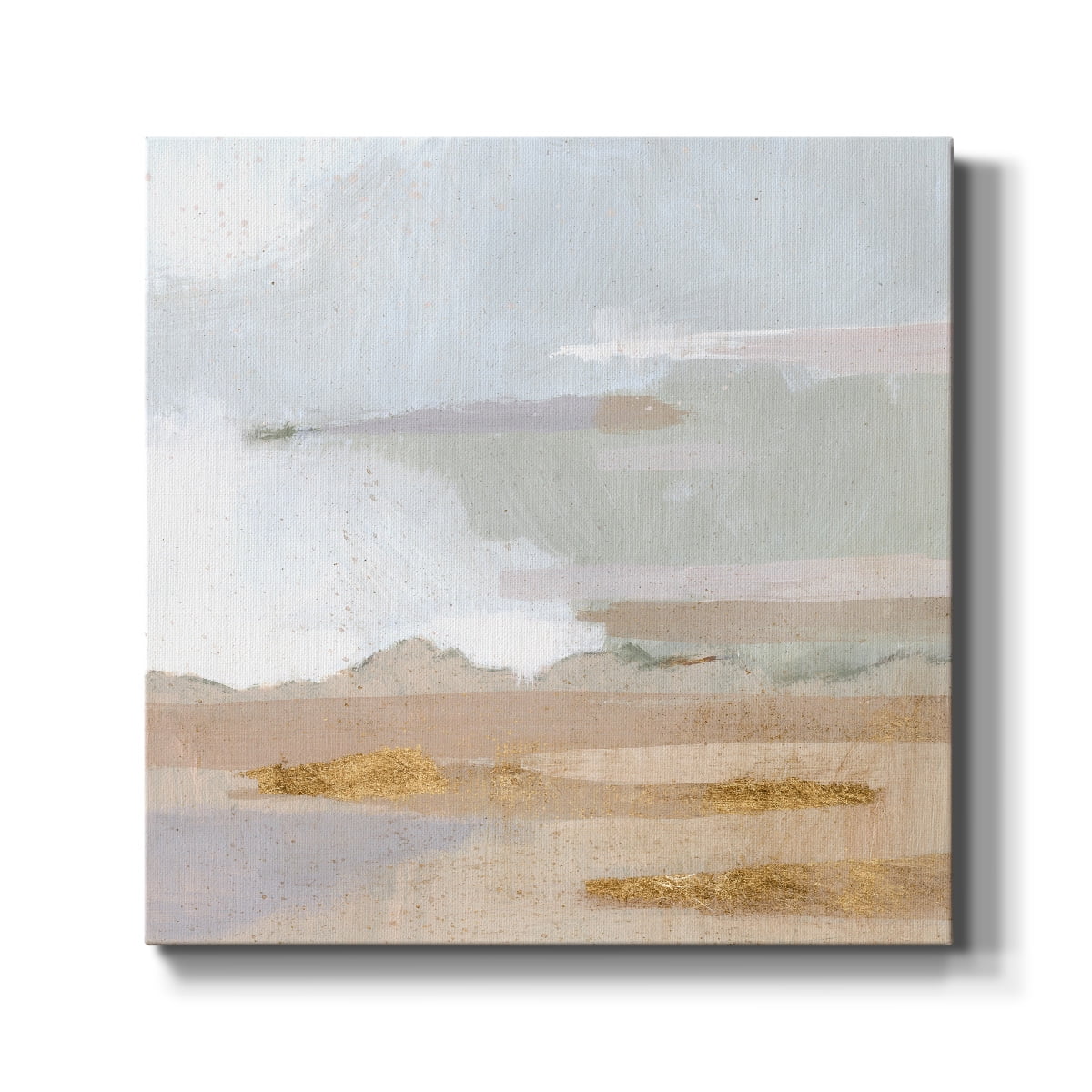 Wexford Home Abstract Coastland I-Premium Gallery Wrapped Canvas, 24" x 24" - Ready to Hang