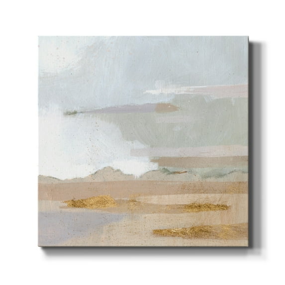 Wexford Home Abstract Coastland I-Premium Gallery Wrapped Canvas, 32" x 32" - Ready to Hang