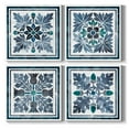 thumbnail image 1 of Wexford Home Abstract Wall Art Flower Bluie Pattern Prints 32 x 32 inch Each Panel, Set of 4 Wall Décor for Bedroom Bathroom Living Room, 1 of 11