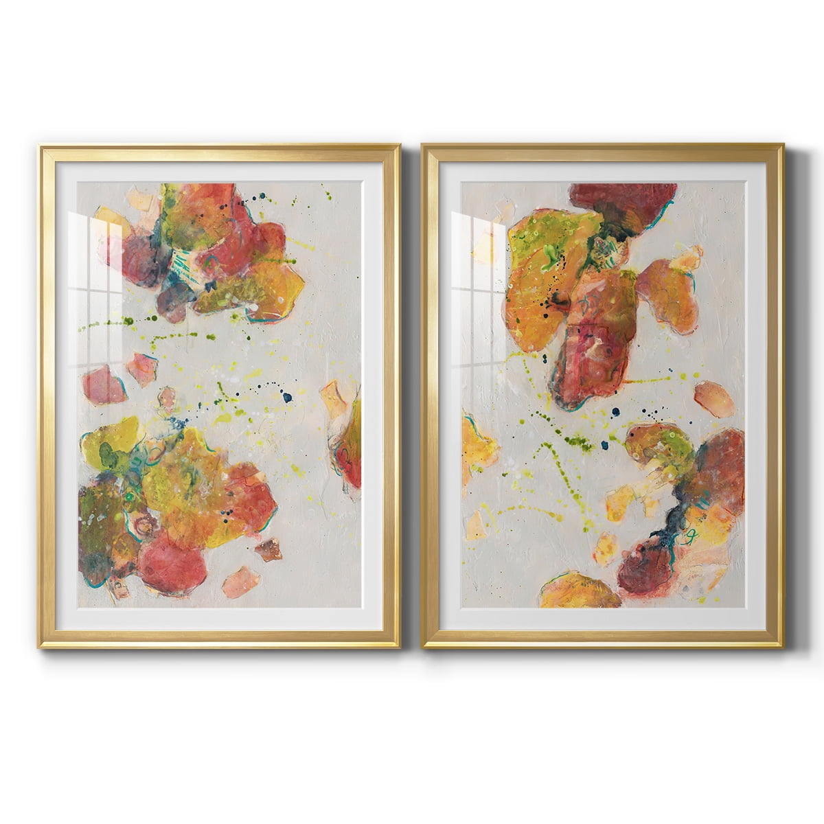 Wexford Home Attracting Love I Premium Framed Print, 26.5" x 36.5" - Ready to Hang, Gold (Set of 2)