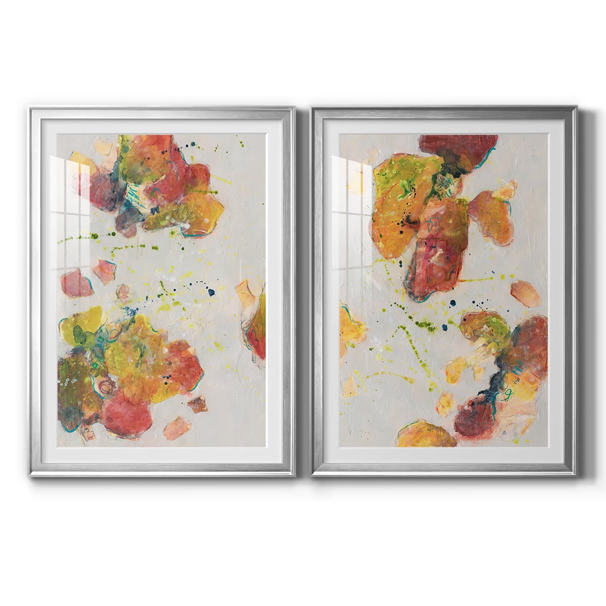 Wexford Home Attracting Love I Premium Framed Print, 30.5" x 42.5" - Ready to Hang, Silver (Set of 2)