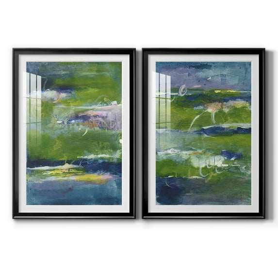 Wexford Home Bales of Color I Premium Framed Print, 18.5" x 24.5" - Ready to Hang, Black (Set of 2)