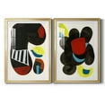 thumbnail image 1 of Wexford Home Barcelona I Premium Framed Print, 30.5" x 42.5" - Ready to Hang, Gold (Set of 2), 1 of 9