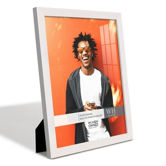 Wexford Home Barnwood Solid Wood Picture Frame 11" x 14" - White