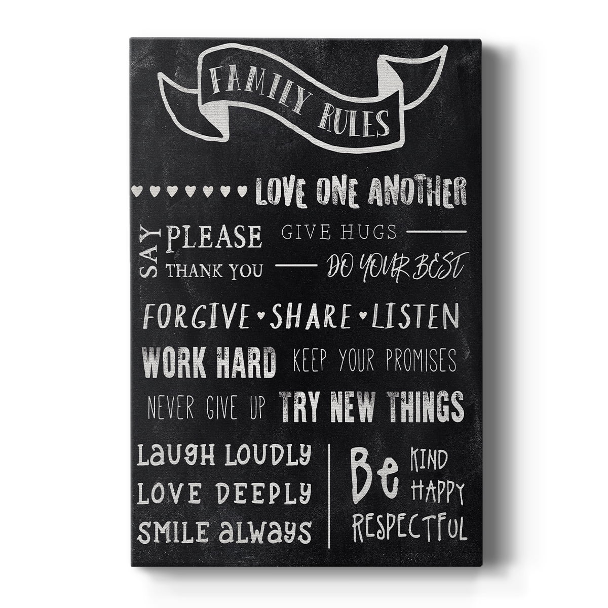 Wexford Home Bathroom Rules - 18" x 27" Wrapped Canvas Textual Art, Ready to Hang