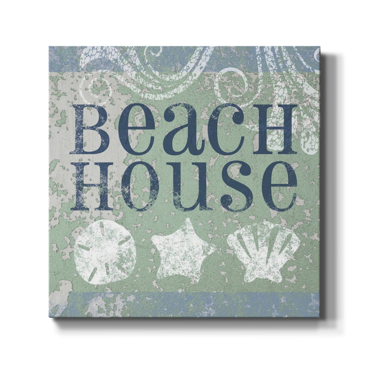 Wexford Home Beach Sign I-Premium Gallery Wrapped Canvas, 10" x 10" - Ready to Hang