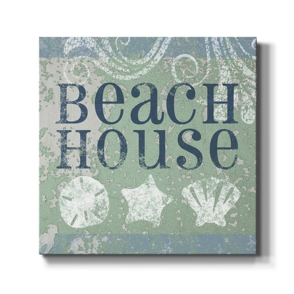 Wexford Home Beach Sign I-Premium Gallery Wrapped Canvas, 16" x 16" - Ready to Hang