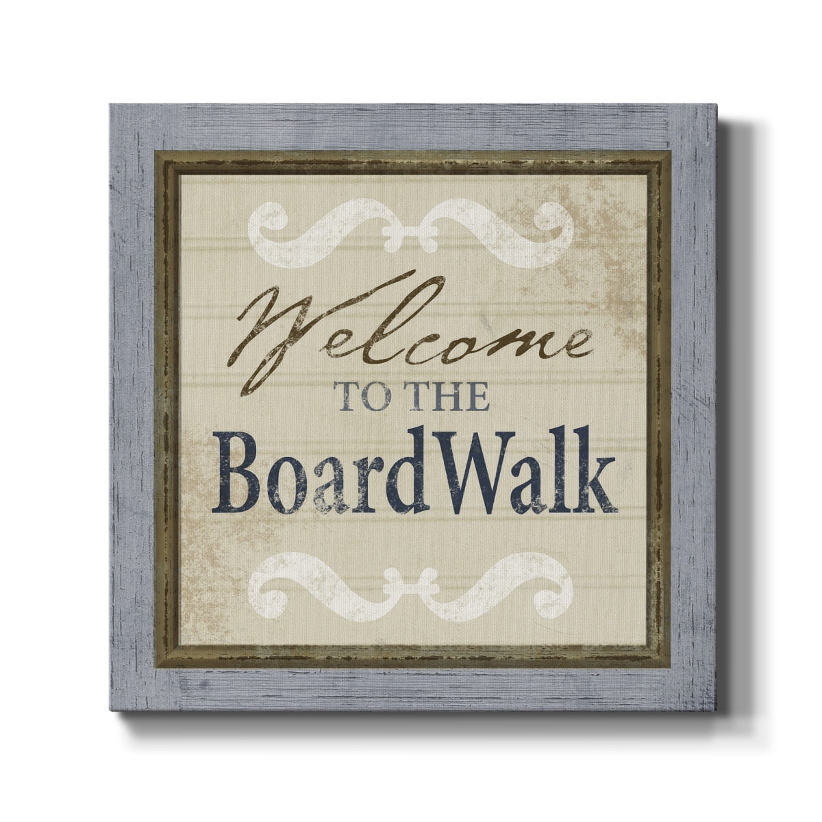 Wexford Home Beach Sign XI-Premium Gallery Wrapped Canvas, 16" x 16" - Ready to Hang