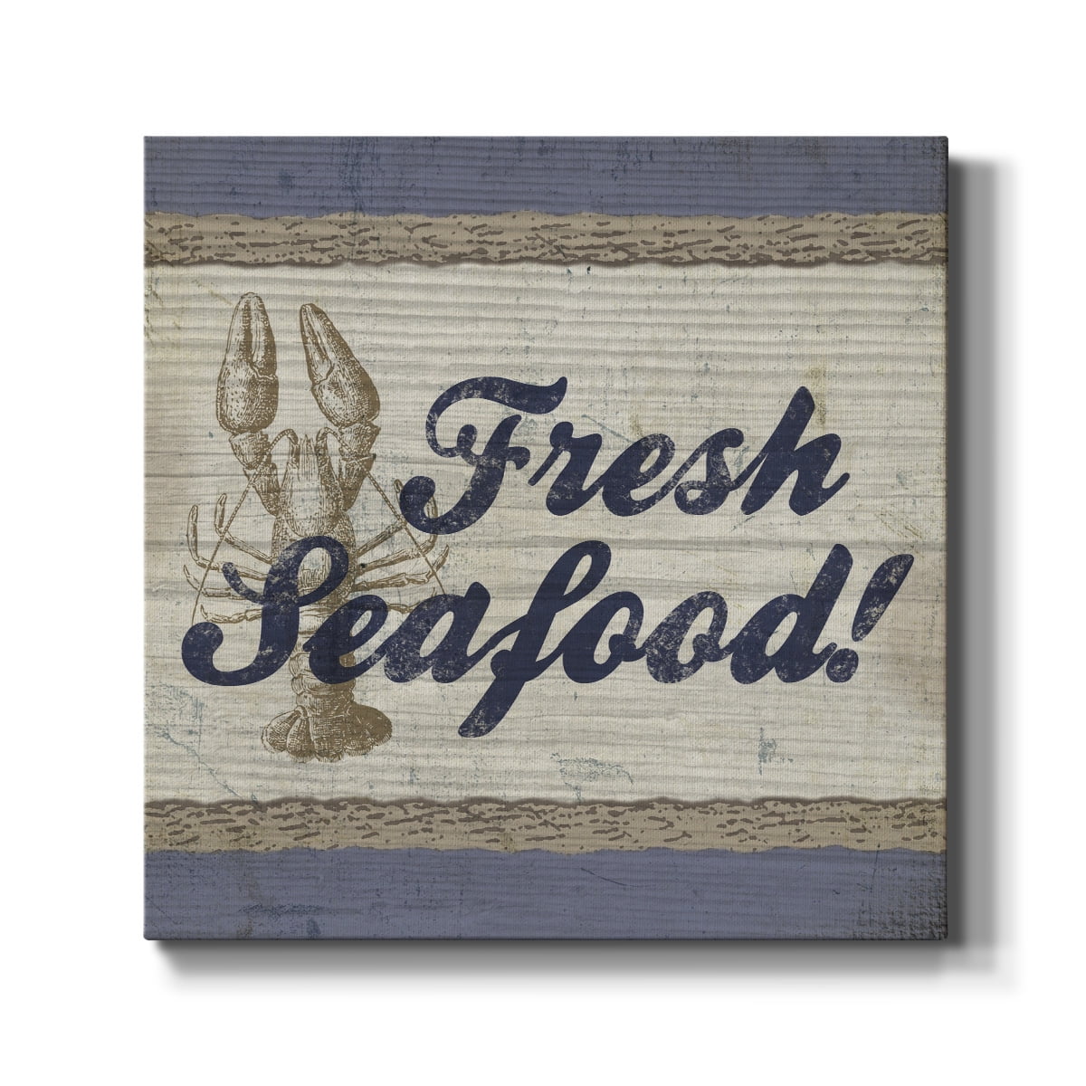 Wexford Home Beach Sign XII-Premium Gallery Wrapped Canvas, 24" x 24" - Ready to Hang