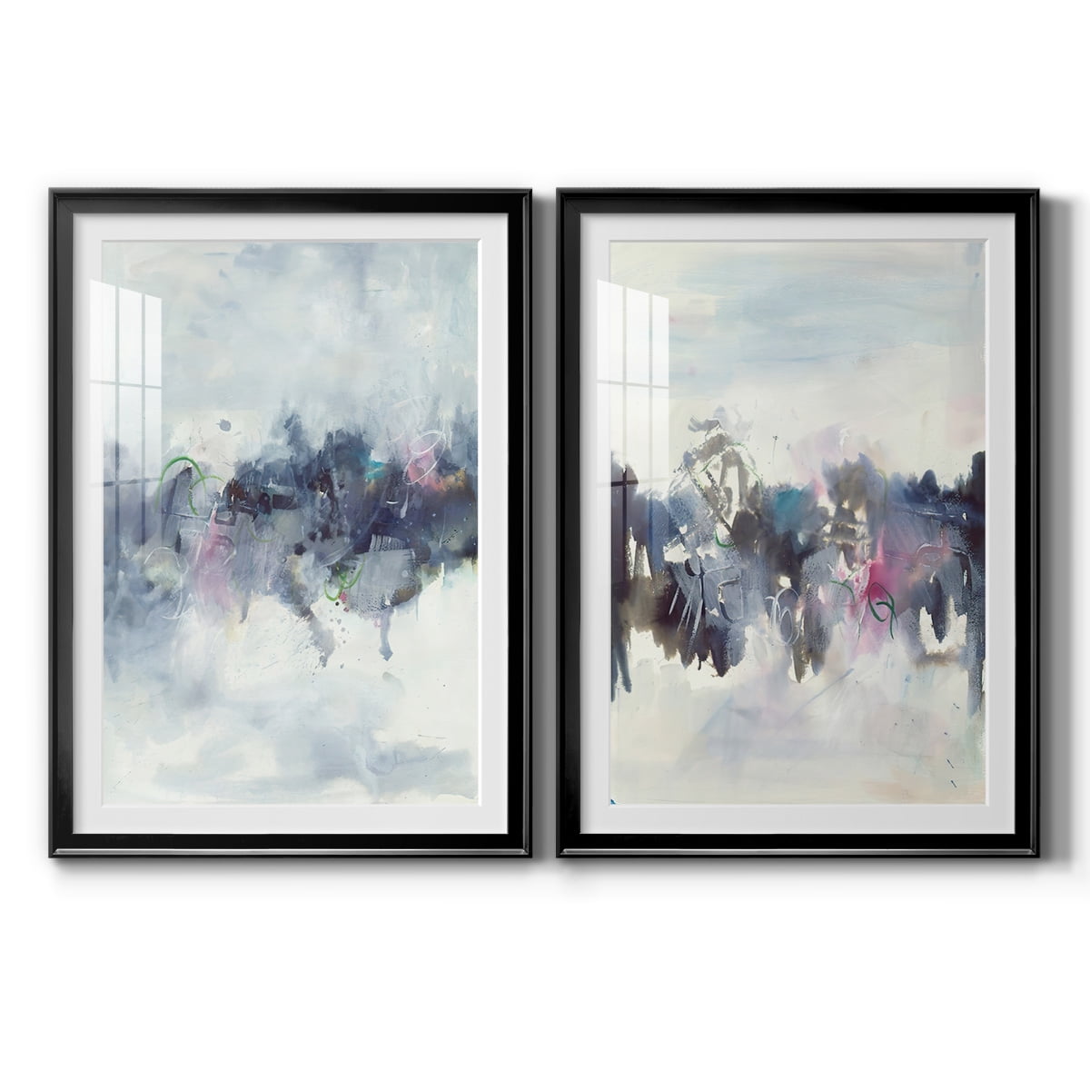 Wexford Home Birds I Premium Framed Print, 18.5" x 24.5" - Ready to Hang, Black (Set of 2)