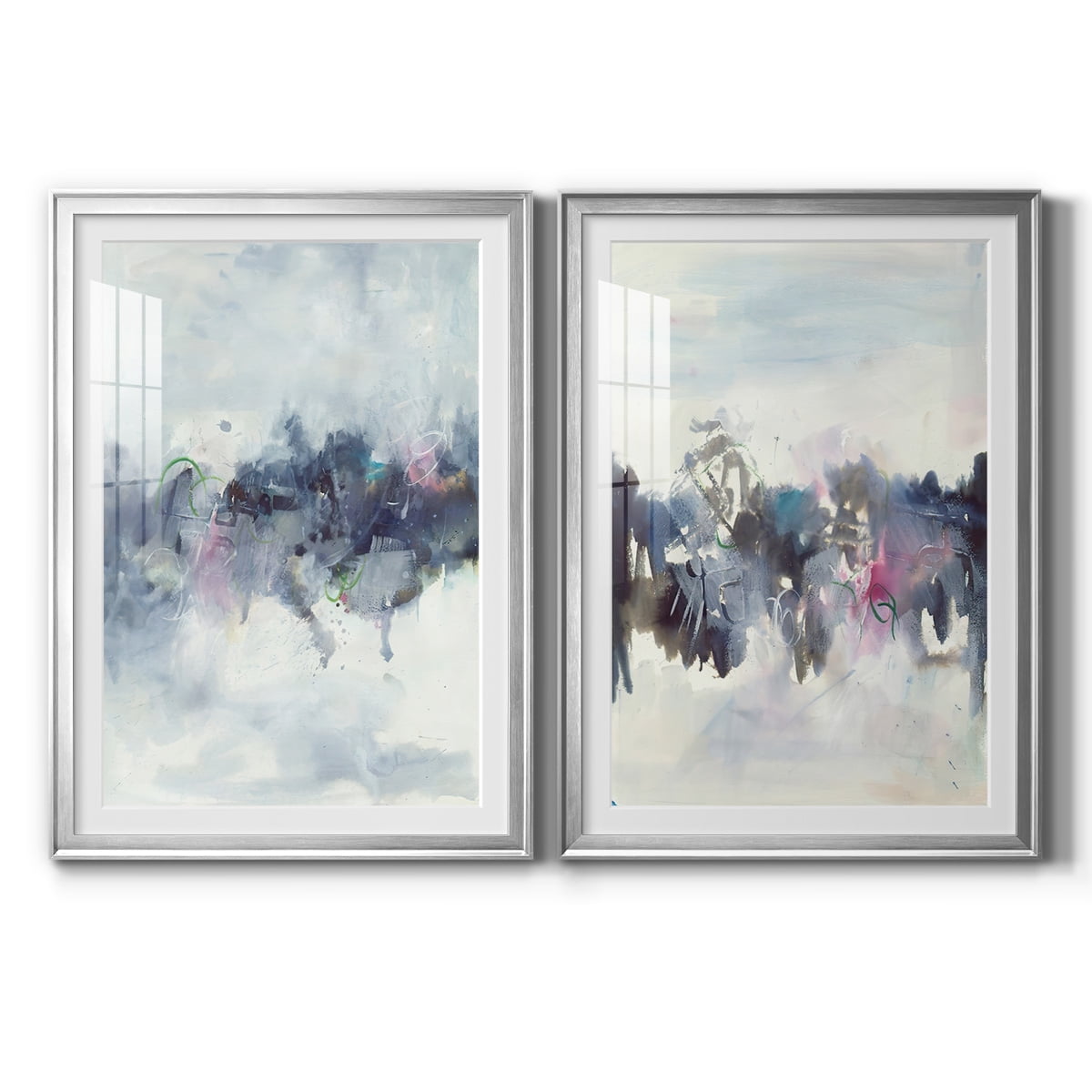 Wexford Home Birds I Premium Framed Print, 26.5" x 36.5" - Ready to Hang, Silver (Set of 2)